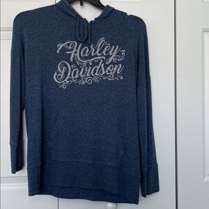 Harley-Davidson Blue Myrtle Beach Hoodie Size Large